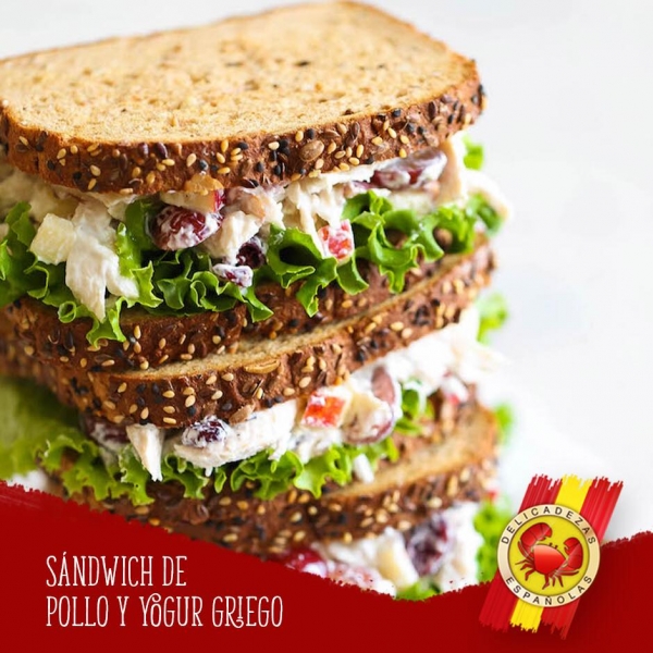 Sandwich de Pollo y Yogur Griego